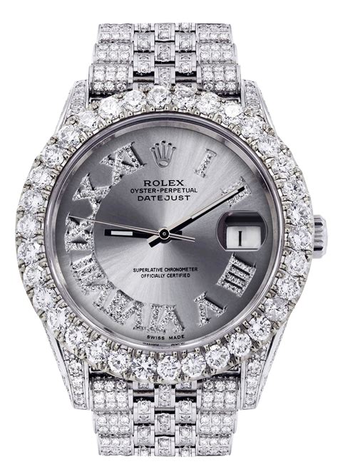 rolex datejust custom diamond|rolex datejust with diamonds price.